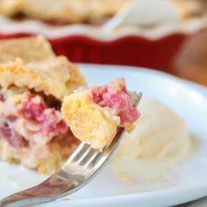 Rhubarb Custard Pie