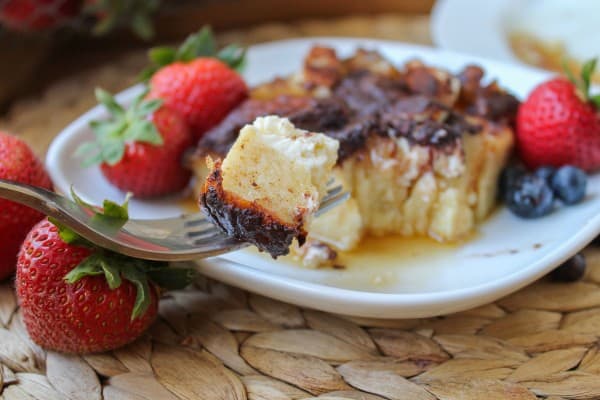 Overnight Cream Cheese French Toast Casserole