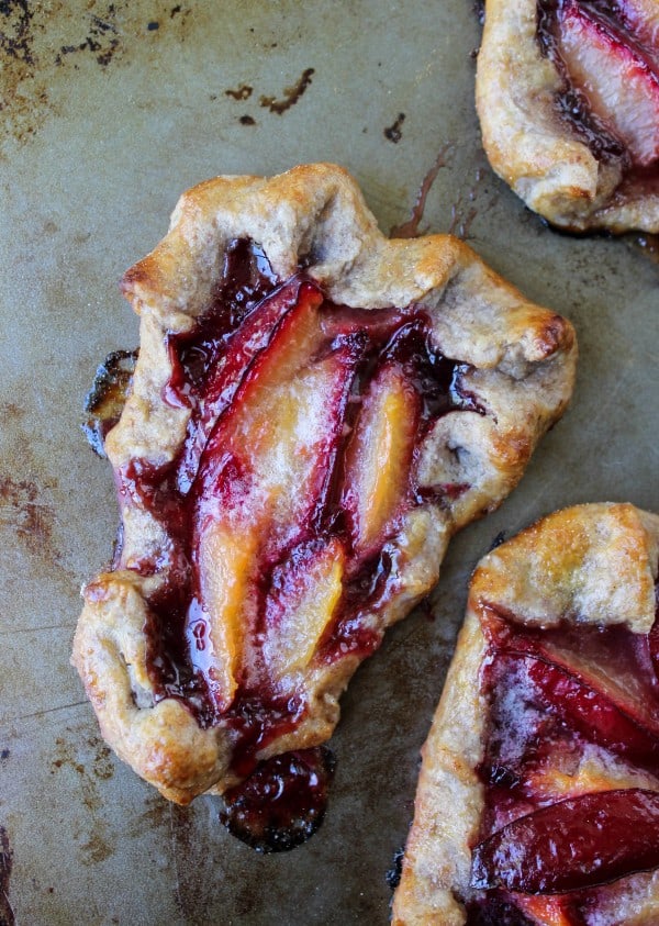 Plum Tartlets with Cinnamon-Rye Crust from TheFoodCharlatan.com