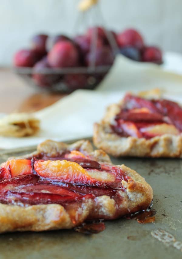 Plum Tartlets with Cinnamon-Rye Crust