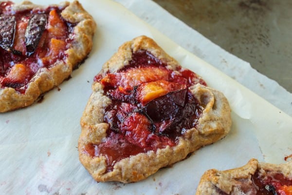 Plum Tartlets with Cinnamon-Rye Crust