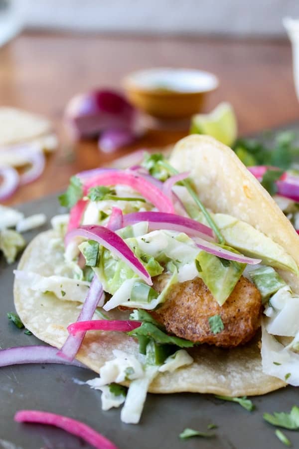 Beer Battered Fish Tacos