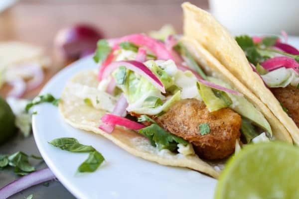 Battered Fish Tacos