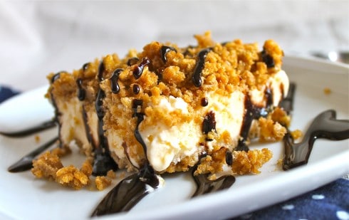 Krispie Ice Cream Squares