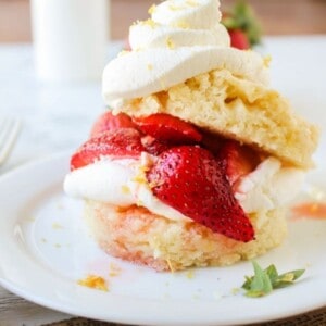 Strawberry Lemon Shortcake from The Food Charlatan