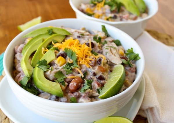 Cream Cheese Chicken Chili (Crockpot)