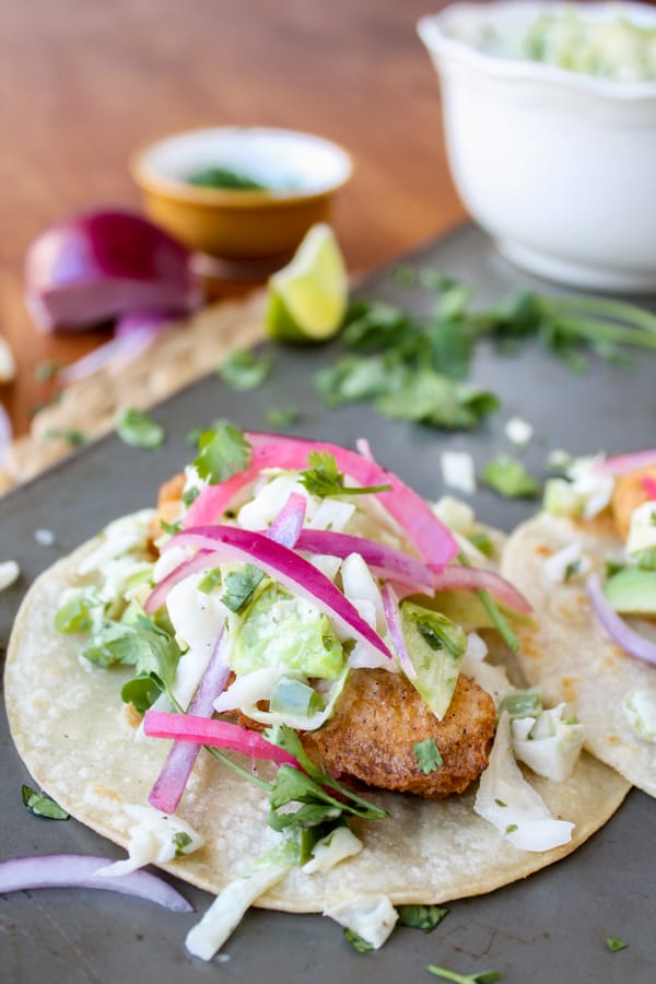 Beer Battered Fish Tacos