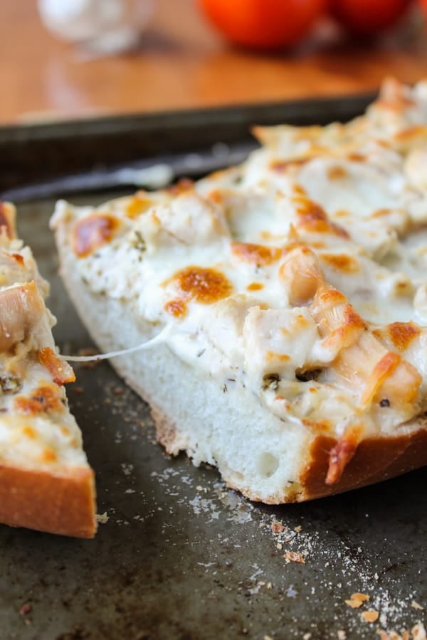 French Bread Pizza, 3 Ways from TheFoodCharlatan.com