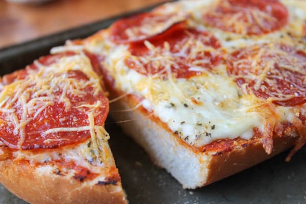 French Bread Pizza, 3 Ways