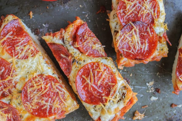 French Bread Pizza, 3 Ways