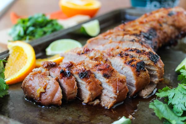 Grilled Pork Tenderloin with Peanut-Lime Sauce | thefoodcharlatan.com