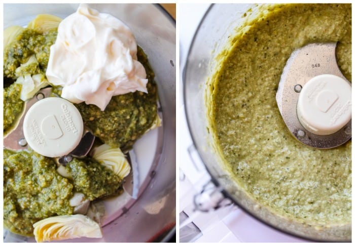 Caprese Burger with Artichoke Pesto Sauce | thefoodcharlatan.com