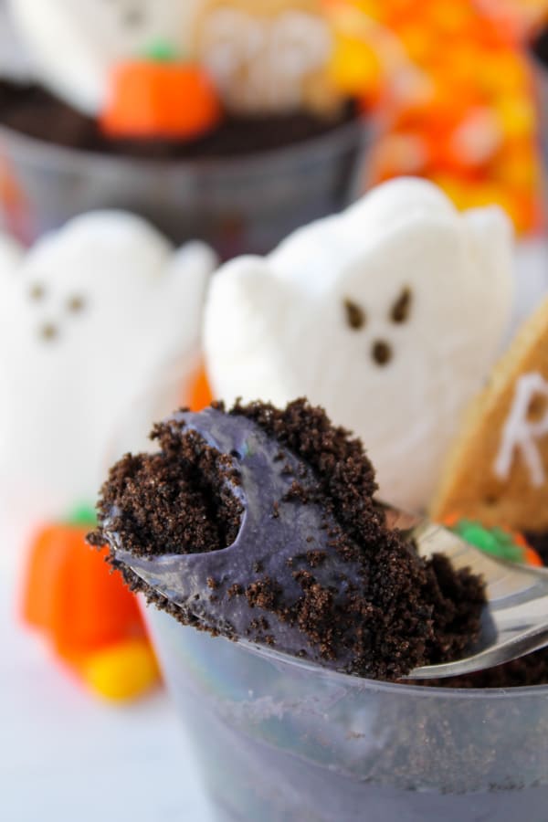 Graveyard Cheesecake Parfaits | TheFoodCharlatan.com