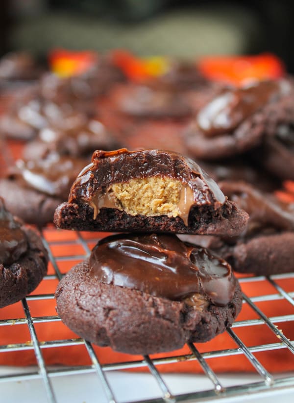 Buried Reeses Cookies