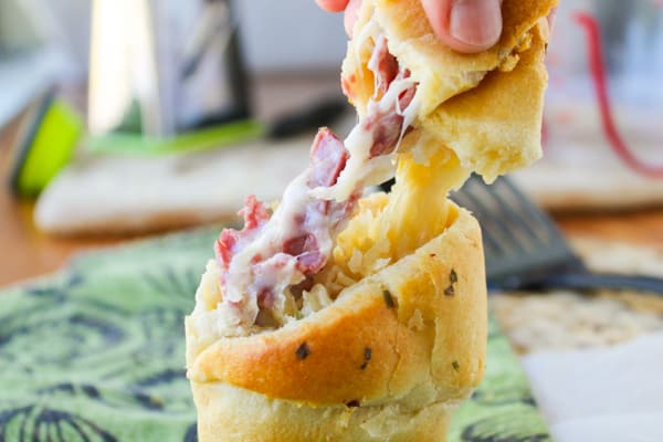 Reuben-Stuffed Crescent Rolls | TheFoodCharlatan.com