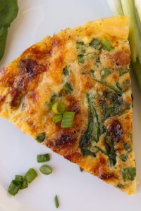 Bacon, Gouda, and Spinach Frittata from TheFoodCharlatan.com