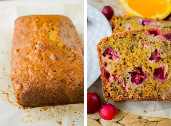 Cranberry Orange Walnut Bread from The Food Charlatan