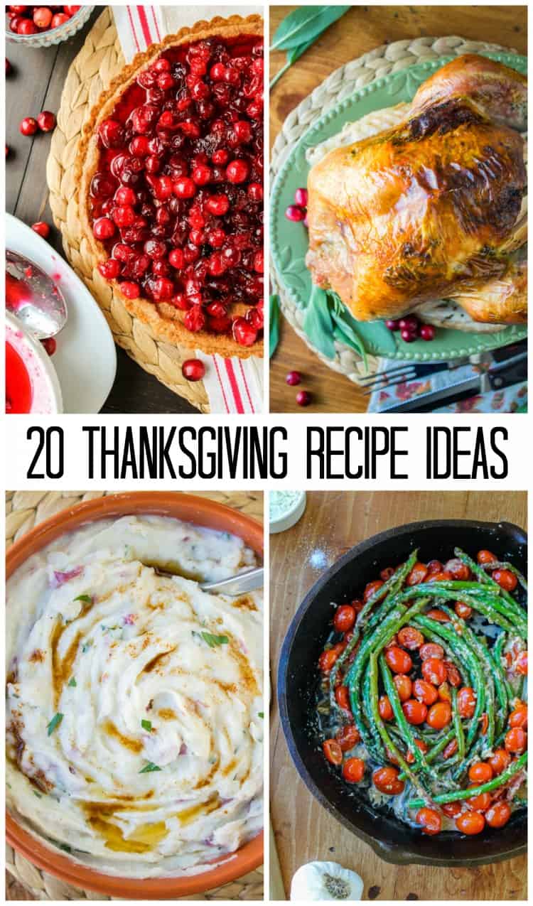 Thanksgiving Menu Recipe Round Up