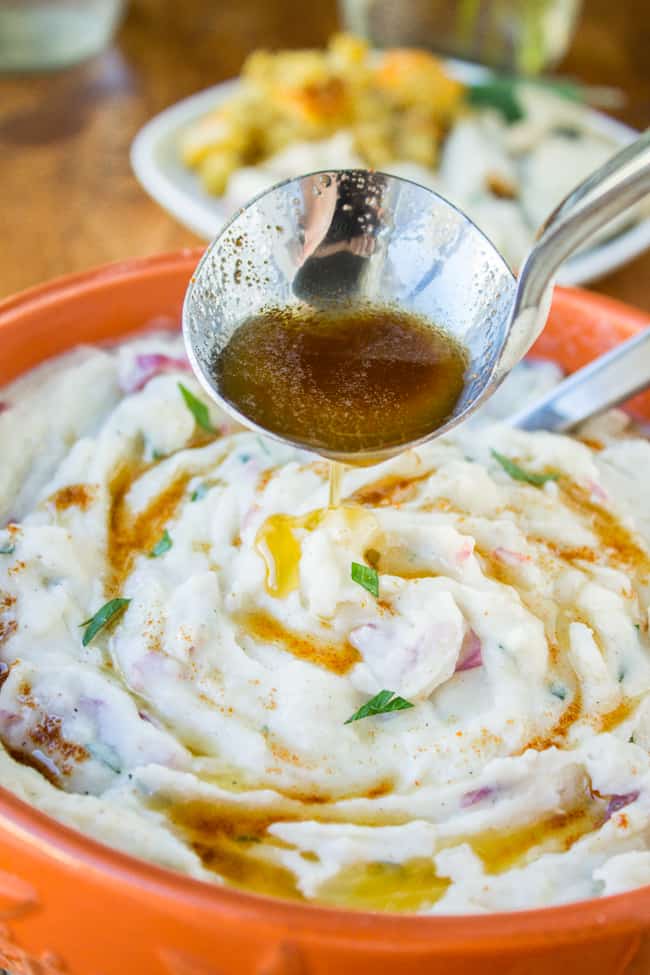 Browned Butter Mashed Potatoes from The Food Charlatan