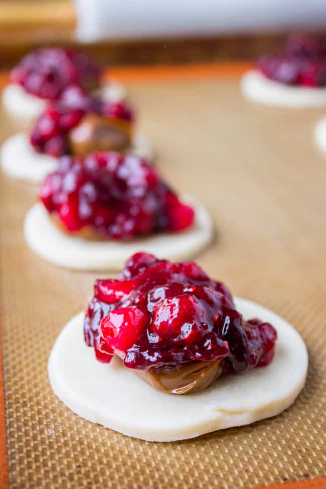 Cranberry Dulce de Leche Hand Pies from The Food Charlatan