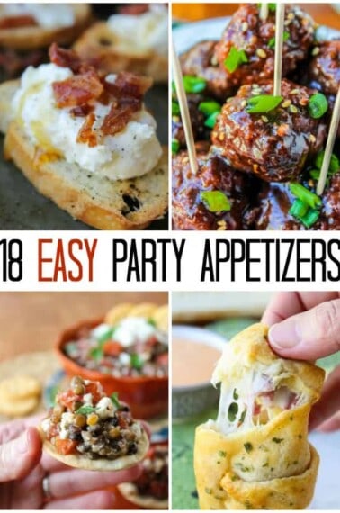 Easy Appetizer Ideas for New Years Eve from The Food Charlatan