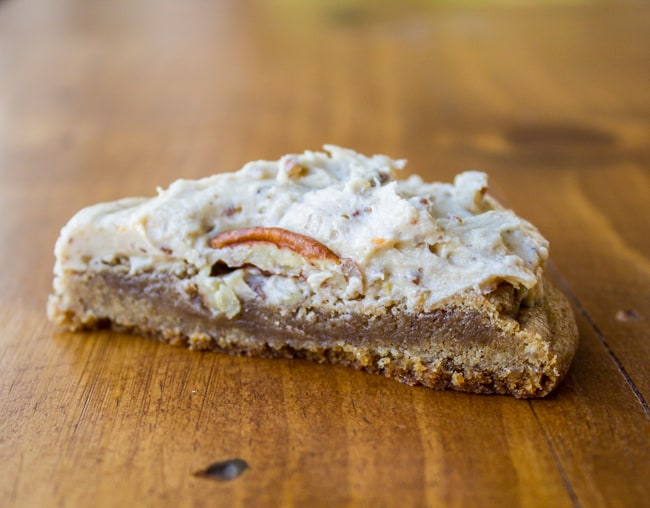 Soft Cinnamon Cookies with Maple Pecan Frosting from The Food Charlatan