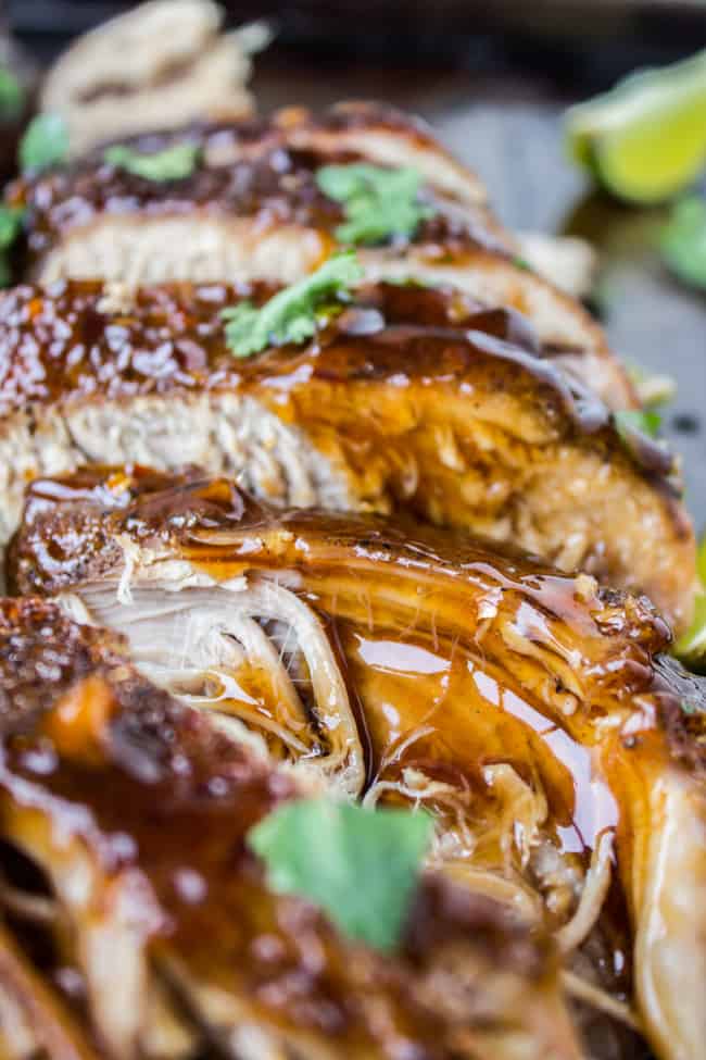 Asian Pork Tenderloin with Ginger Glaze (Slow Cooker) from The Food Charlatan