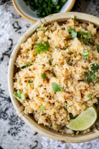 Asian Cauliflower Rice from The Food Charlatan