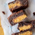 Reese's Stuffed Brown Butter Brownies from The Food Charlatan