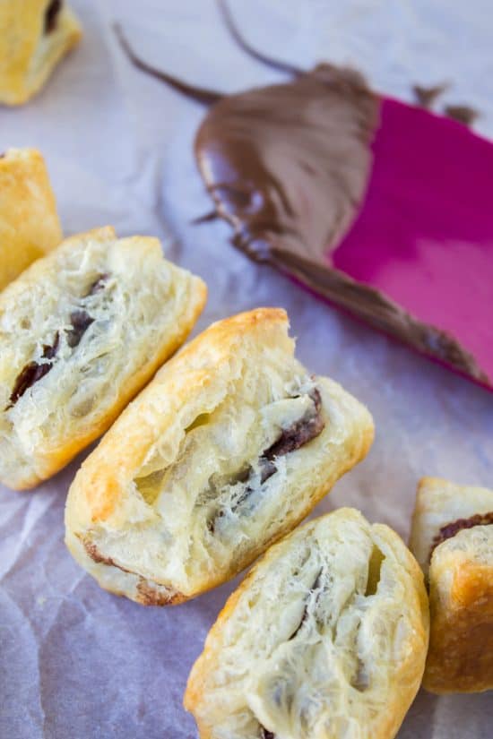2 Ingredient Nutella Puff Pastry The Food Charlatan