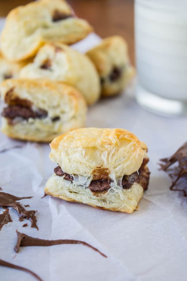 2 Ingredient Nutella Puff Pastry from The Food Charlatan