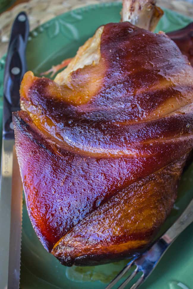 Easy Sriracha Ham (Slow Cooker) from The Food Charlatan