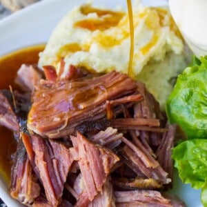 Easy Sriracha Ham (Slow Cooker) from The Food Charlatan