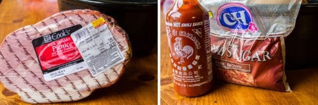 Easy Sriracha Ham (Slow Cooker) from The Food Charlatan