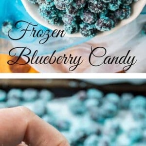 Elsa's Frozen Blueberry Candy from The Food Charlatan