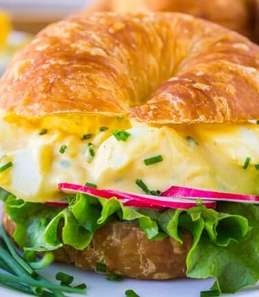 Classic Egg Salad Sandwich from The Food Charlatan