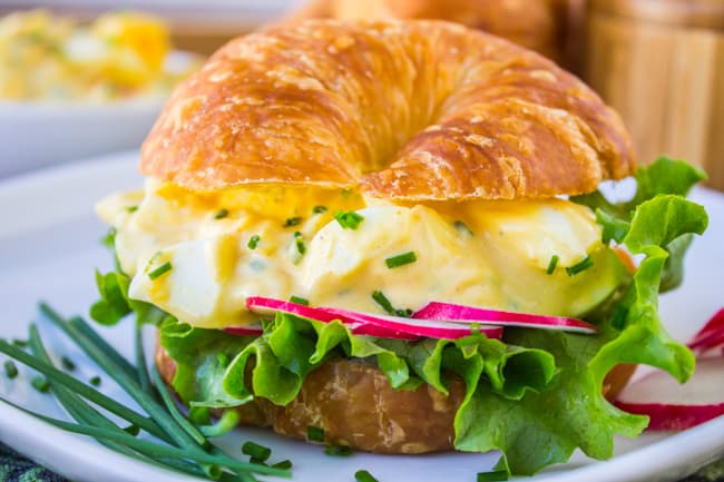 Classic Egg Salad Sandwich from The Food Charlatan