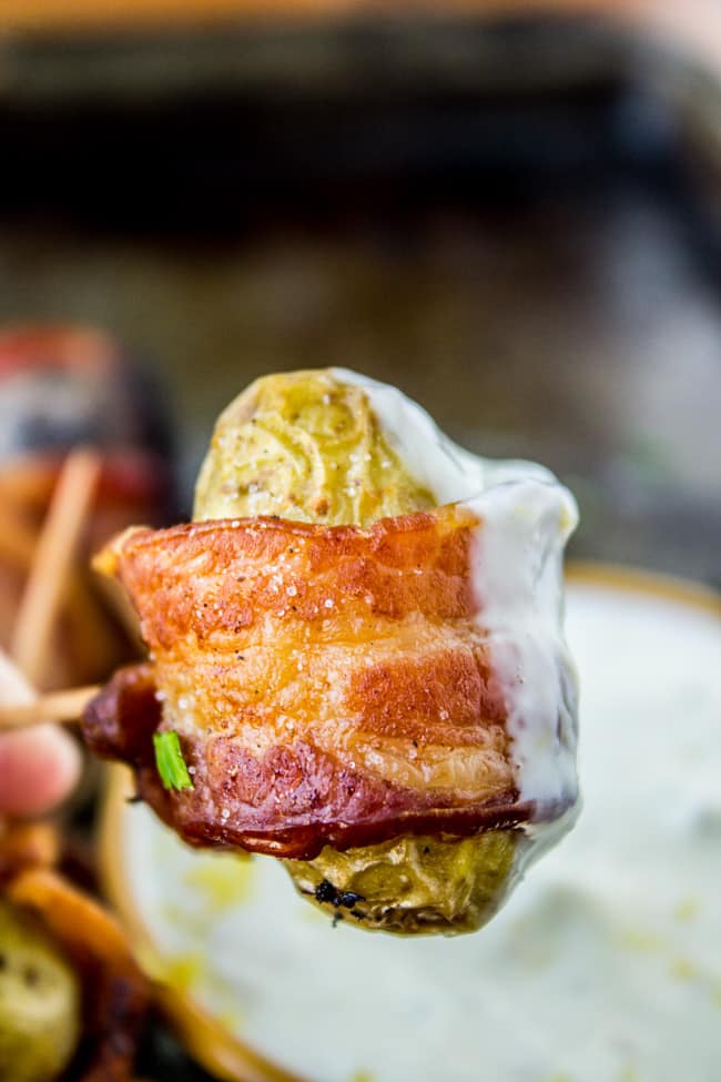 Bacon Wrapped Potatoes from The Food Charlatan