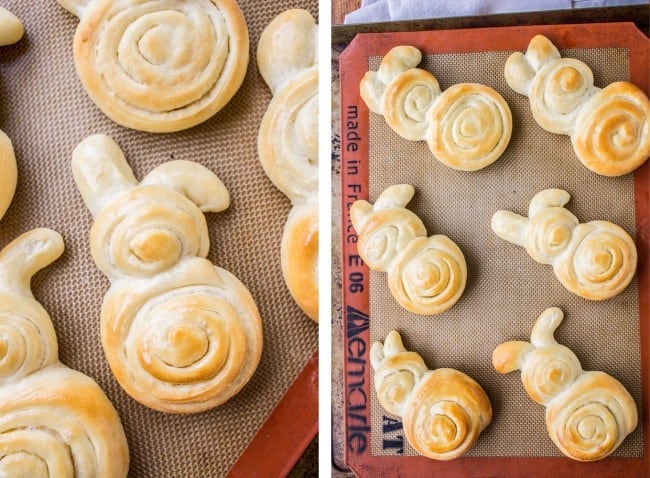 Easter Bunny Dinner Rolls (Lion House Rolls) from The Food Charlatan