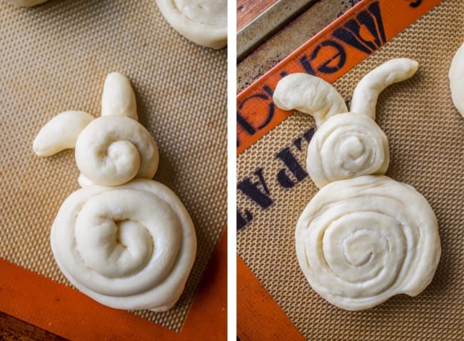 Easter Bunny Dinner Rolls (Lion House Rolls) from The Food Charlatan