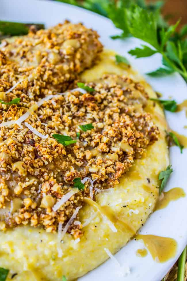 Almond-Crusted Honey Dijon Tilapia from The Food Charlatan