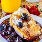 Overnight Blueberry French Toast Casserole from The Food Charlatan