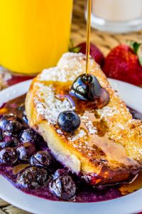 Overnight Blueberry French Toast Casserole from The Food Charlatan