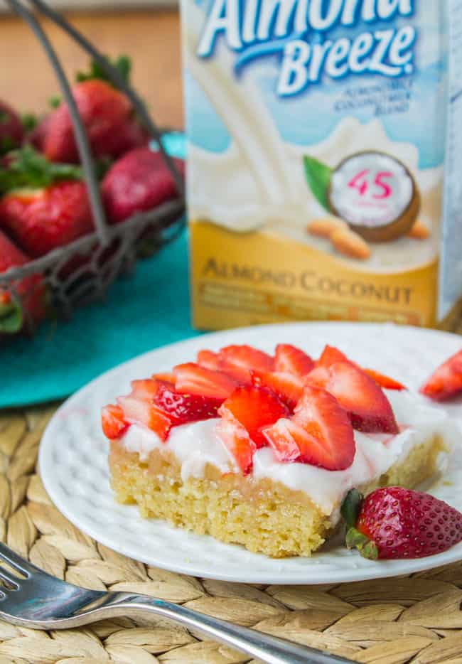 Coconut Almond Sheet Cake from The Food Charlatan