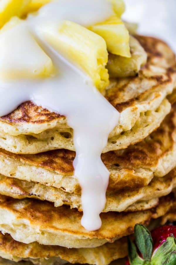 Banana Macadamia Pancakes The Food Charlatan