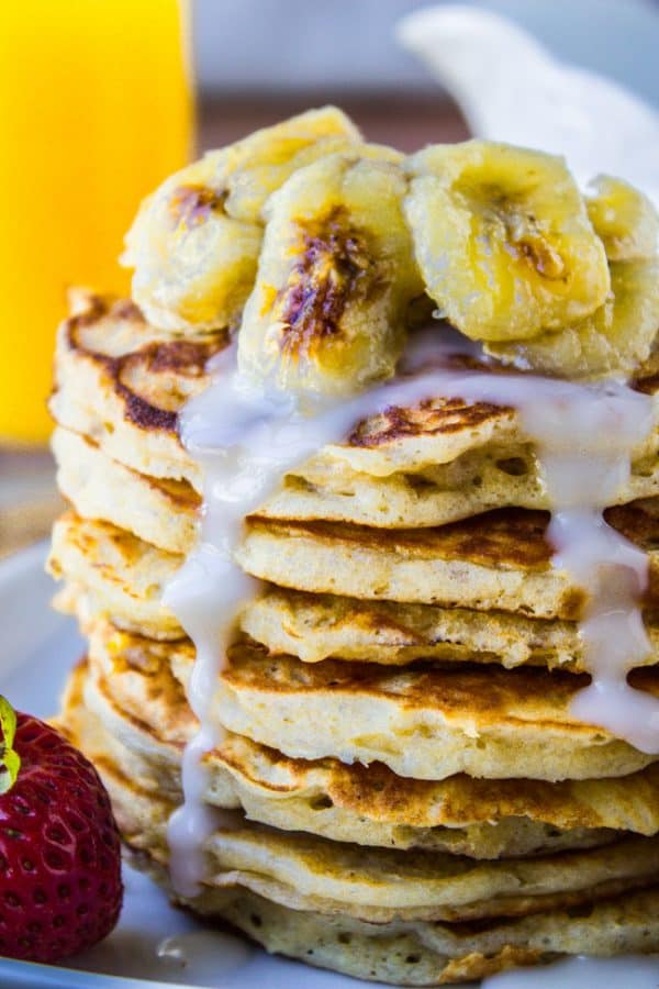 Banana Macadamia Pancakes The Food Charlatan