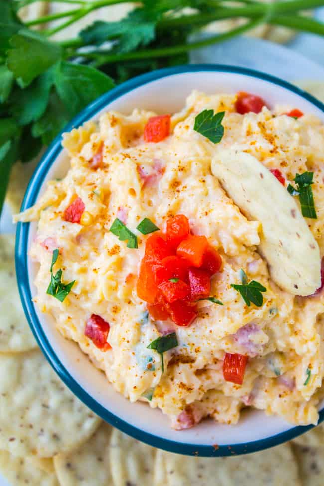 Pimiento Cheese Dip from The Food Charlatan