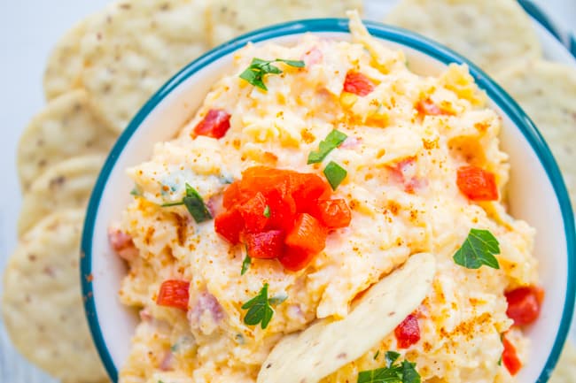 Pimiento Cheese Dip from The Food Charlatan