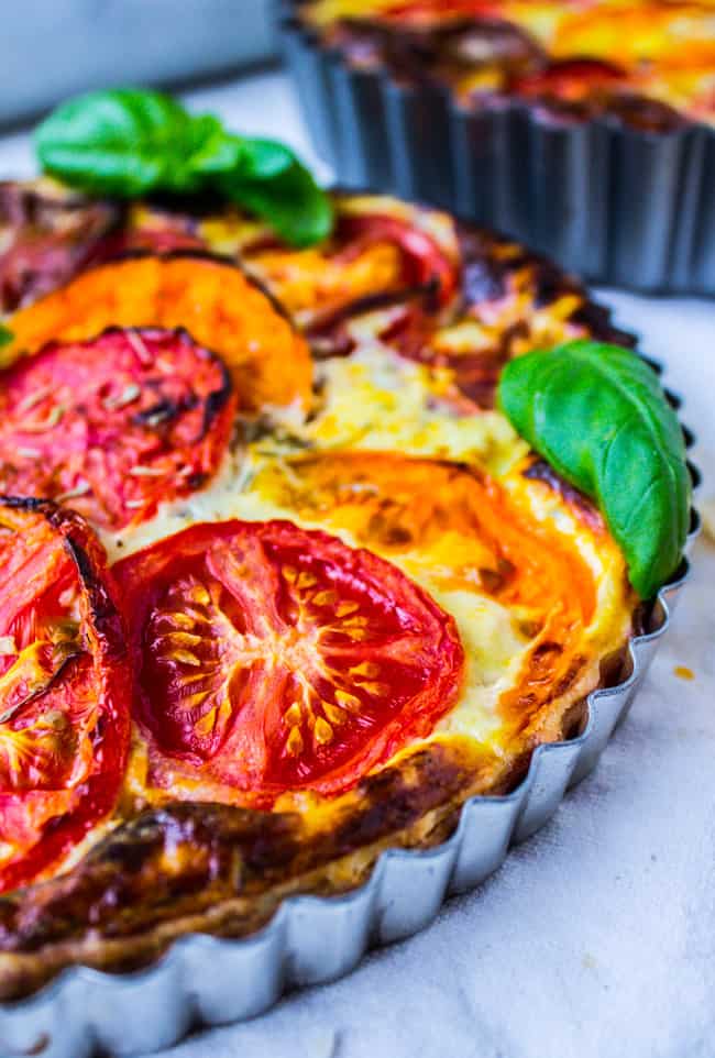 Tomato Tart with Blue Cheese from The Food Charlatan