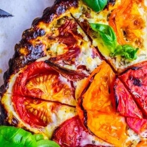 Tomato Tart with Blue Cheese from The Food Charlatan